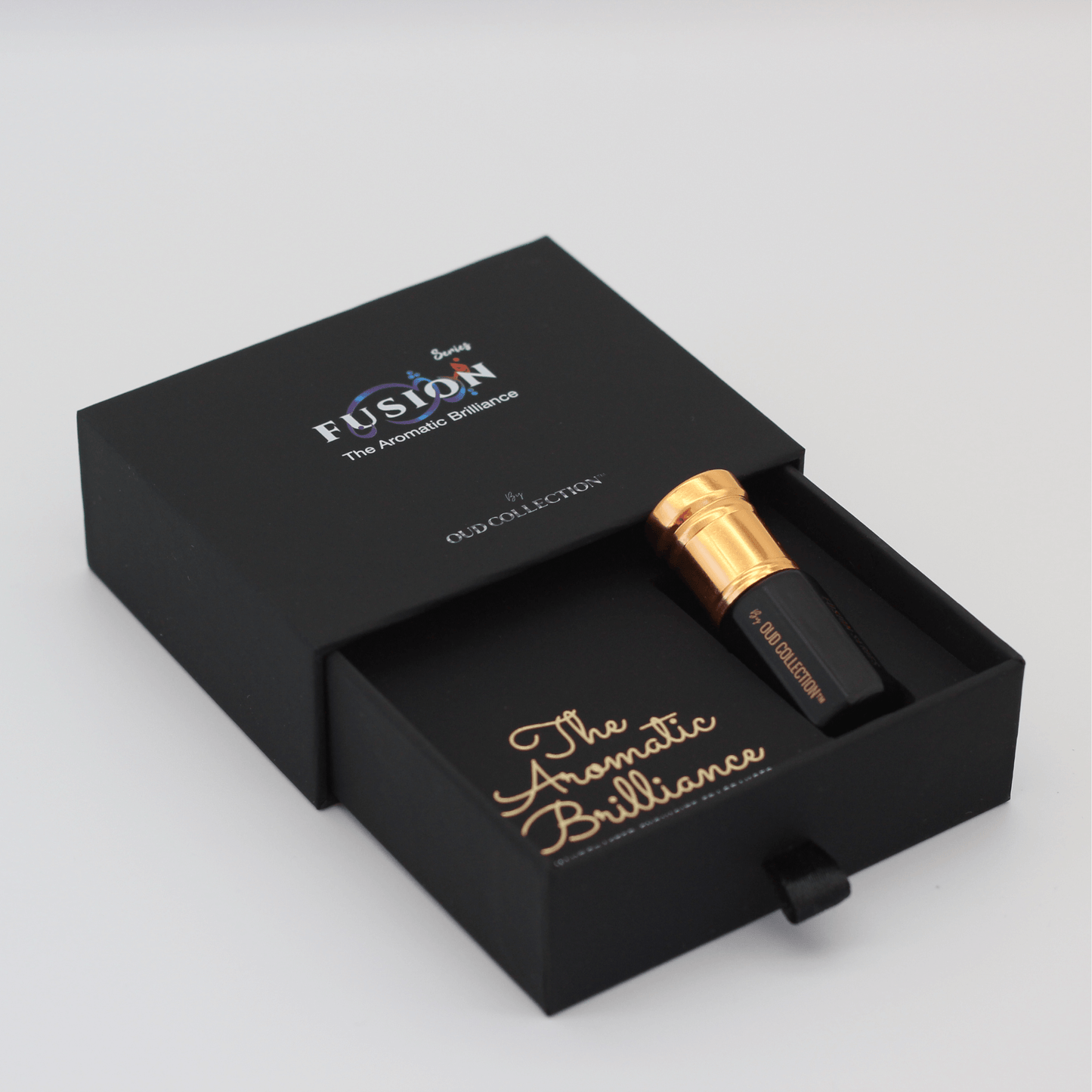 SANA product packaging, a black box with gold lettering