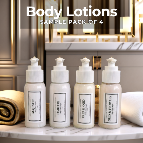 Oud Body Lotions Sample Pack