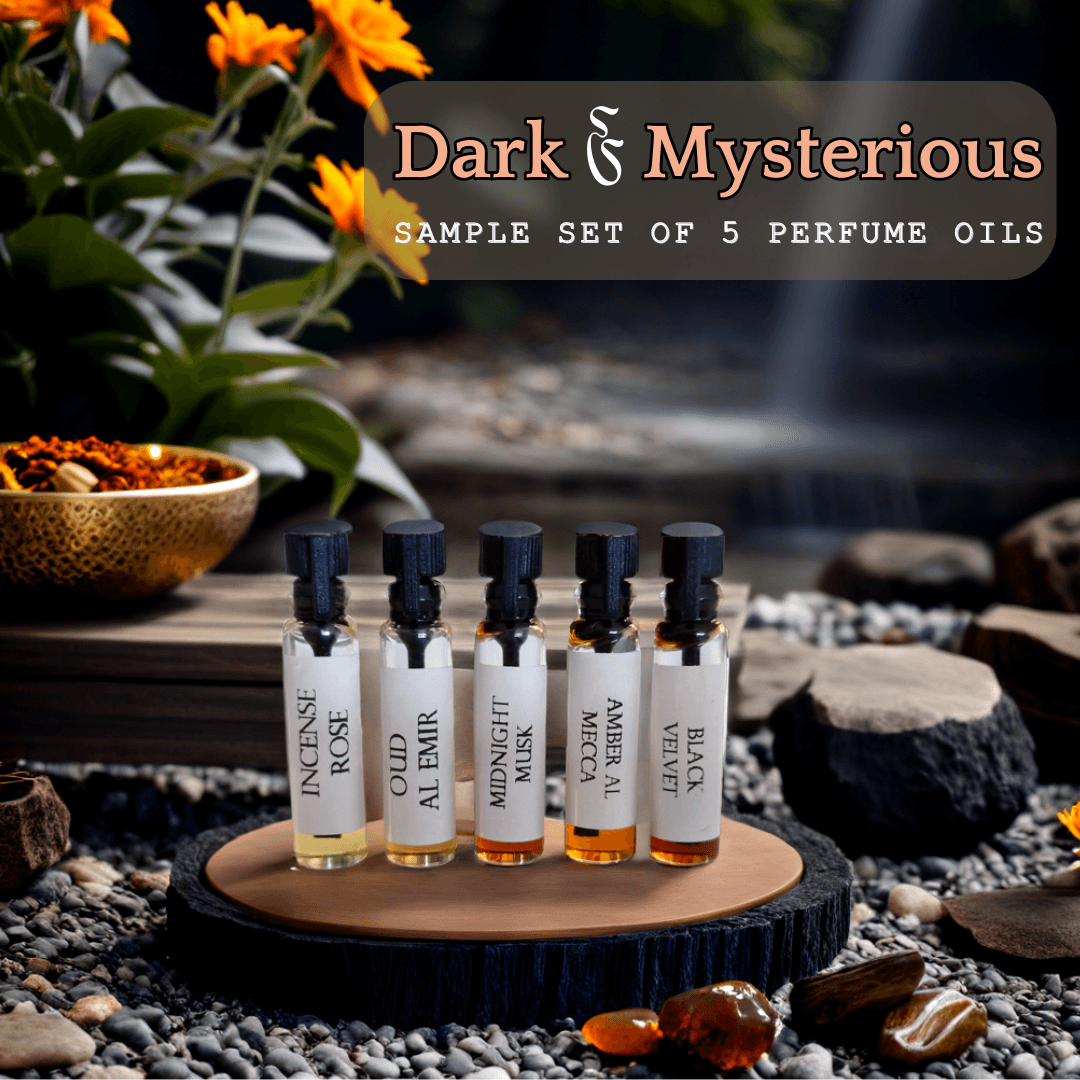 Dark & Mysterious Perfume Oils Sample Pack - Oud Luxury Collection Australia