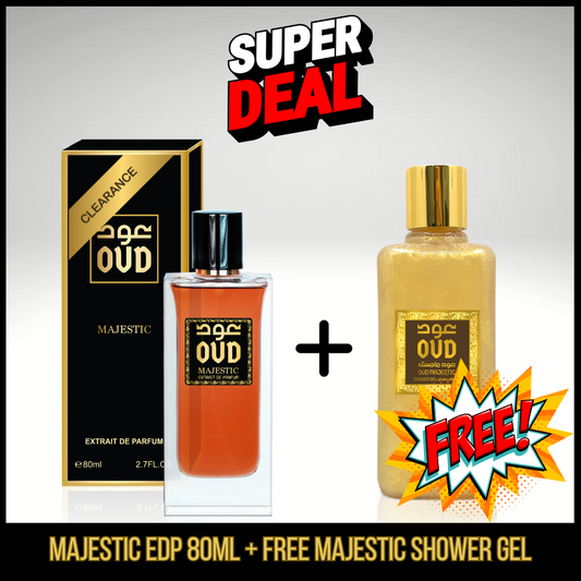 FINAL CLEARANCE: Majestic EDP 80mL + Free Majestic Shower Gel