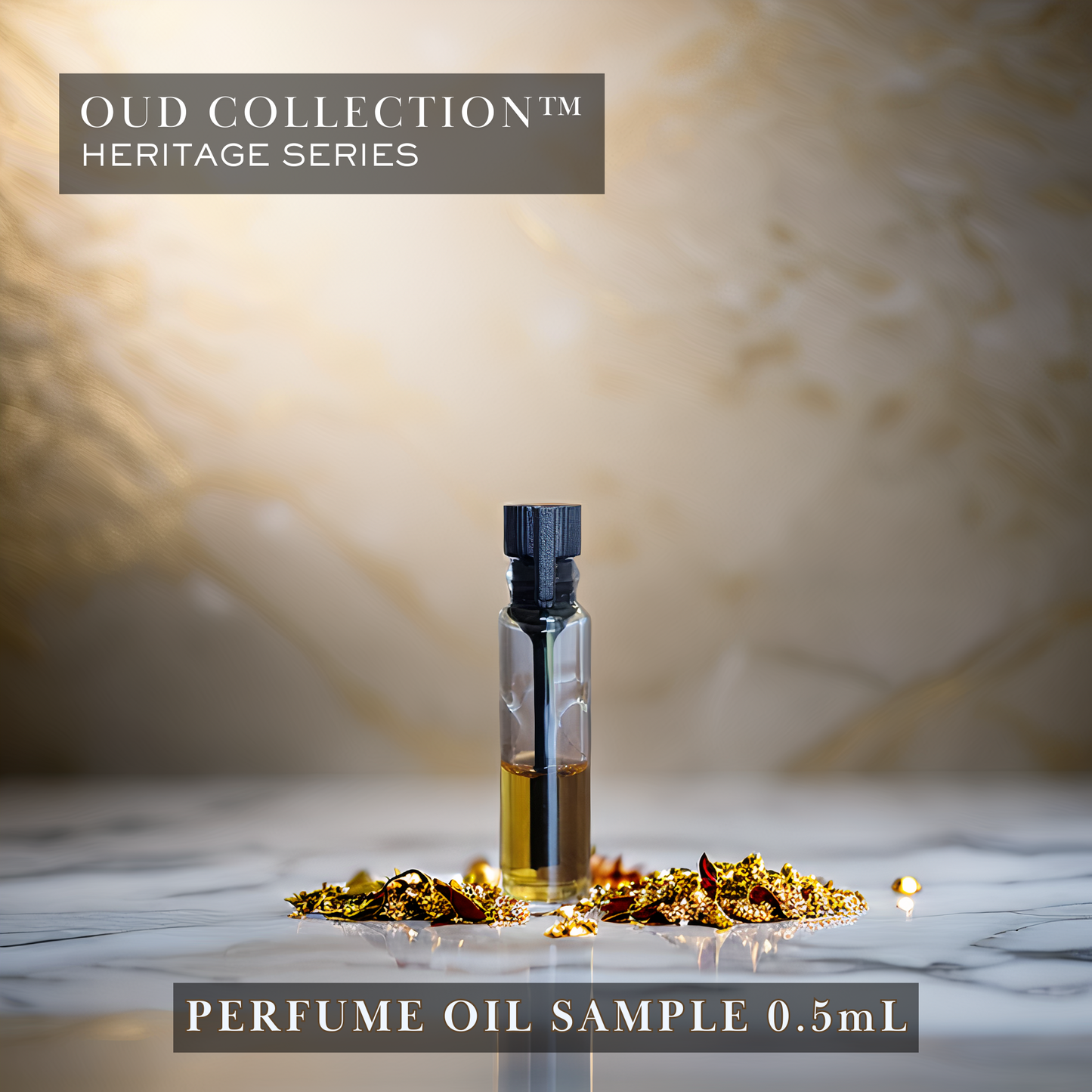 Mukhallat Amber Perfume Oil Sample